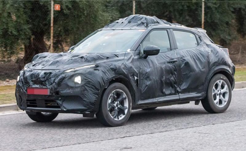 此為下一代 Nissan Juke 測試車。