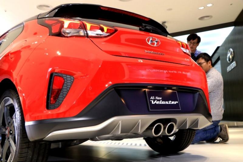 Veloster 車尾設計相當運動化。