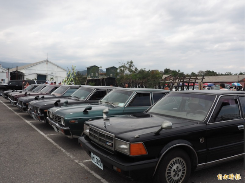 勝利 803 車友們開著車，從全國各地齊聚台東。（記者王秀亭攝）