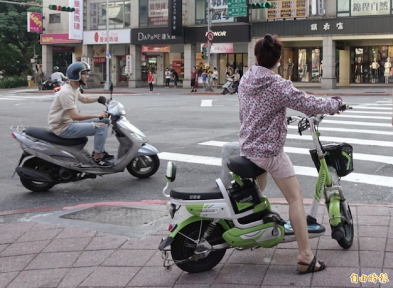 電動自行車示意圖。（資料照）