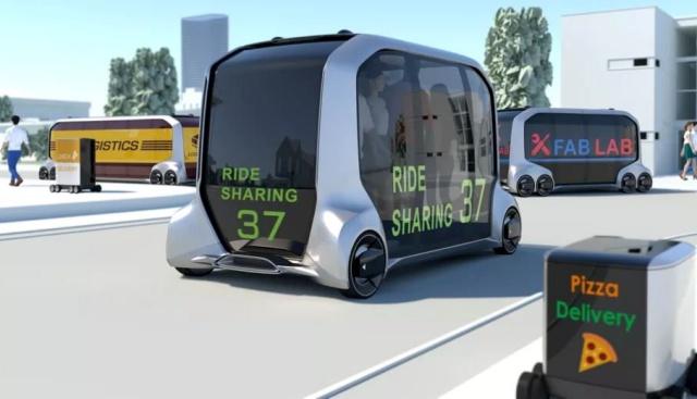 預計 2023 年就會推出基於 Toyota 的「e-palette」自動駕駛車營運平台。
