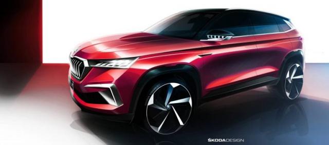 Skoda 釋出兩張 Vision GT 的設計草圖，預告將於今年 6 月亮相。