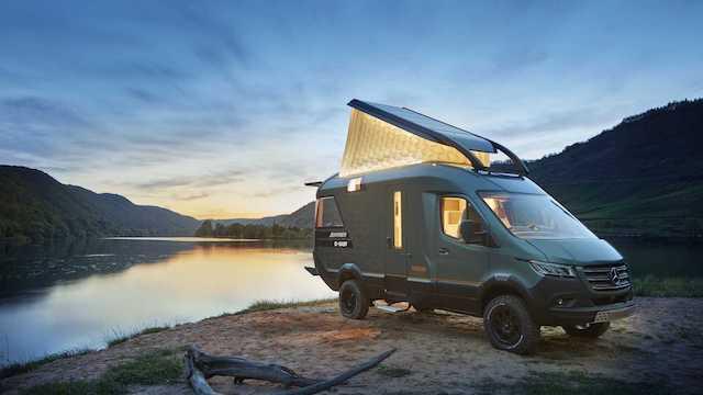 德國露營車品牌 Hymer，打造一款 2025 年時的露營概念車。