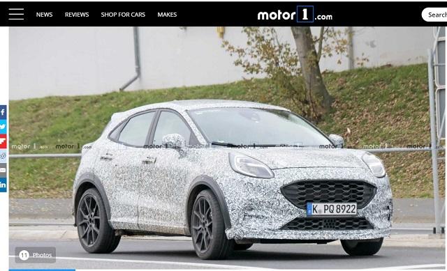 Ford Puma ST 量產測試車現身，更多外型資訊被公開。
