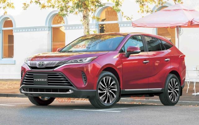 新一代 Toyota Harrier 預想圖。