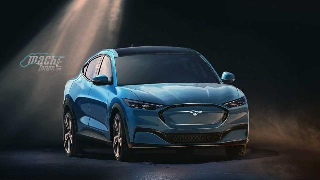 國外論壇近日釋出 Ford 全新電動跨界的外觀預想圖。