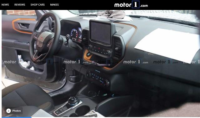 Bronco Sport 無看到全數位儀錶、冷氣出風口造型也稍有不同，其他之處均與 Kuga 類似。