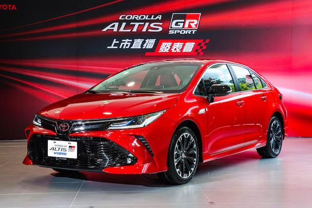 Toyota Altis GR Sport 於 4 月底台灣發表，訴求操控運動化特色。