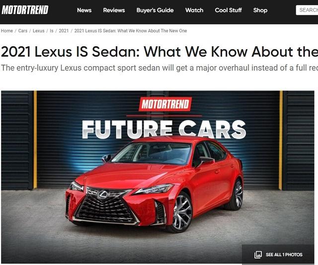 Lexus 後驅底盤有 TNGA 延伸的 GA-L、GA-N 平台，GA-L 是給 LS、LC 大型車款使用，據傳 IS 還不打算換上 GA-N。《此為新 IS 預想圖。》