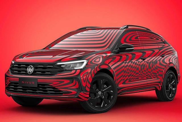 Volkswagen 公布全新跨界休旅的官方偽裝圖。