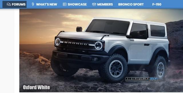 Ford 全新越野休旅 Bronco 預想圖再一發。