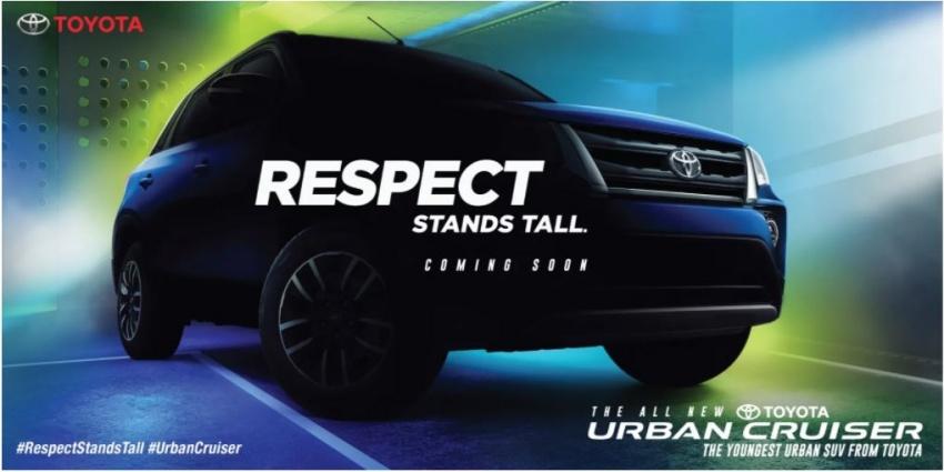 Toyota 公布 Urban Cruiser 預告圖，車頭造型曝光，將於 11 月正式發表。