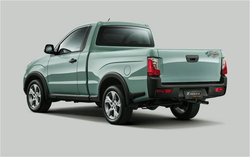Zinger 皮卡的貨台可承重 710 公斤，不輸 Toyota Hilux。