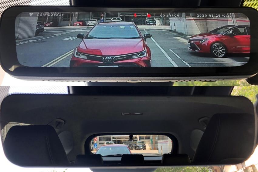 2.0 旗艦車型以上導入同級唯一E-Mirror電子式後視鏡。