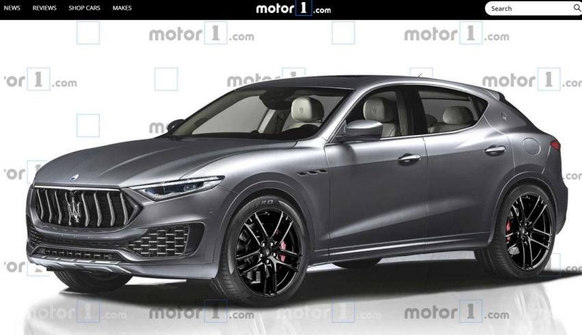 先前外媒以概念車與品牌設計語彙，繪製 Maserati 第二款休旅的外觀預想圖。