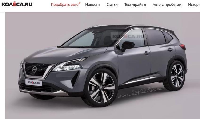 此為新一代 Qashqai 預想圖，與測試車輪廓相去不遠。