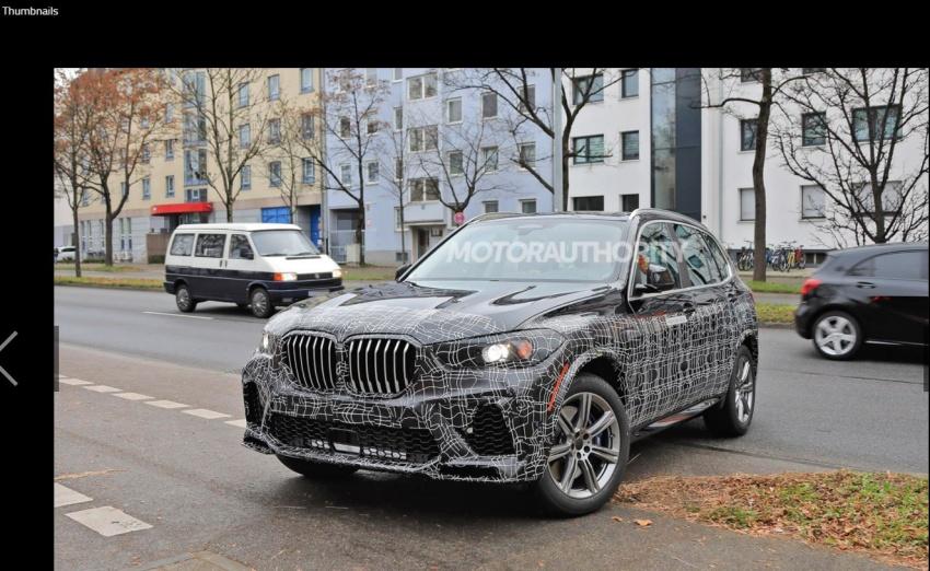 BMW 小改款 X5 偽裝車曝光，預計明年登場。