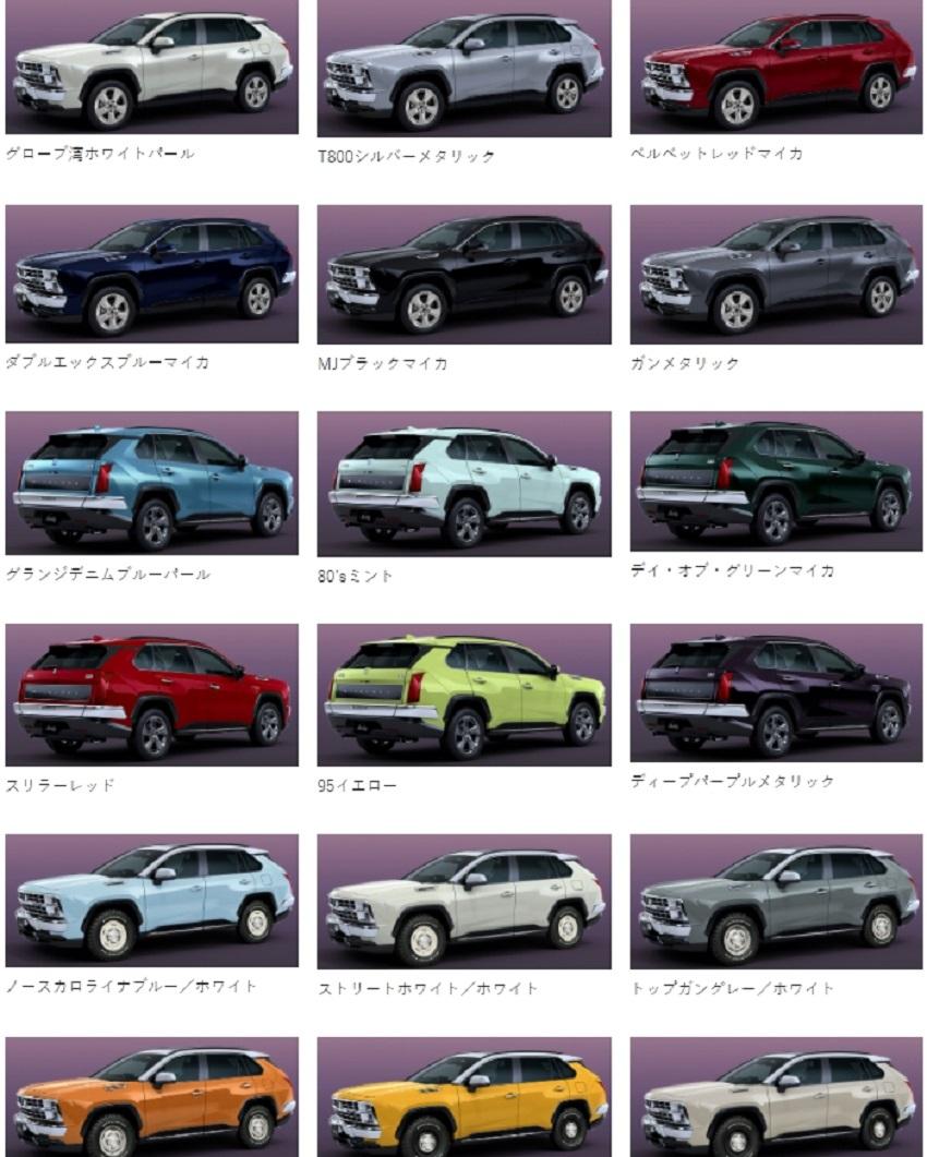 Buddy 除了車側線條與 RAV4 相近外，車頭、車尾經過大幅度改造。