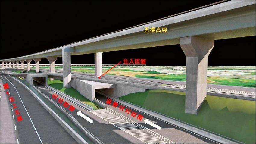 為解決國道一號林口交流道經常壅塞，交通部經多次會議討論及尋求兩地方政府共識後，將採用高公局所提的三管齊下方案，經費共約19億餘元。（交通部提供）