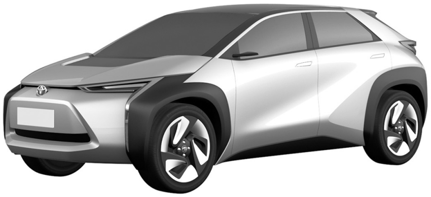 先前 Toyota 釋出電動休旅專利圖。