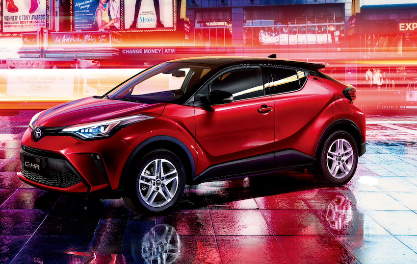 Toyota 的進口跨界休旅 C-HR，在新年式車型正式導入 TSS2.0。