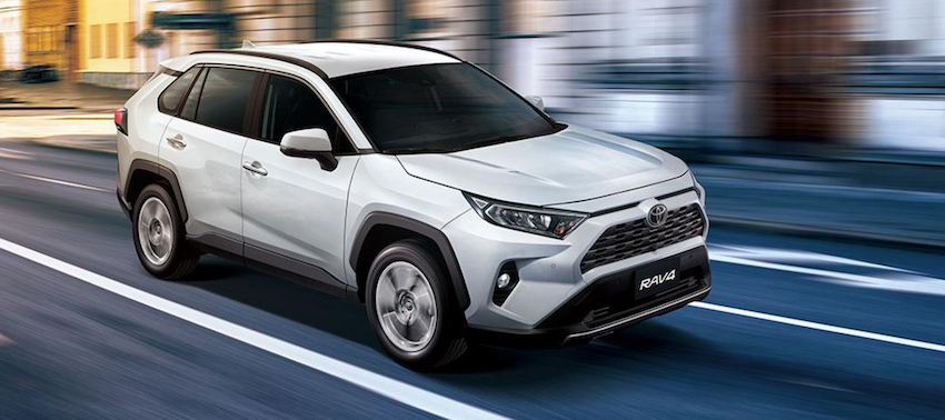 去年的新車銷售王 RAV4，1 月表現仍在水準之上。