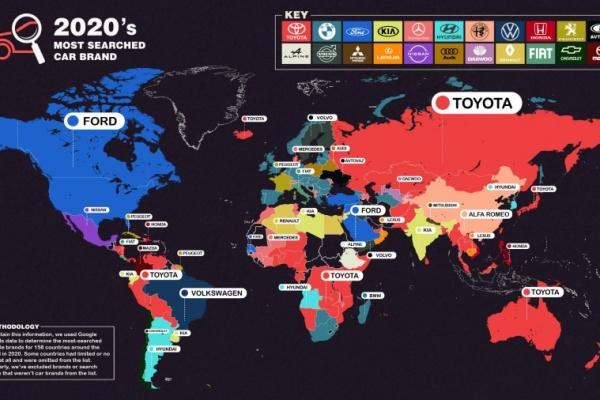 Google 年度最熱搜汽車品牌出爐,Toyota 成功登頂龍頭! Google 年度最熱搜汽車品牌出爐,Toyota 成功登頂龍頭!
