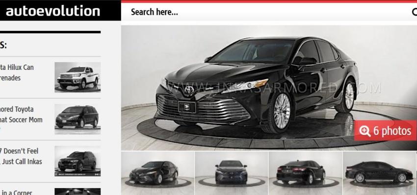 Toyota Camry 被改裝成防彈裝甲車，預計售價將突破 200 萬台幣。