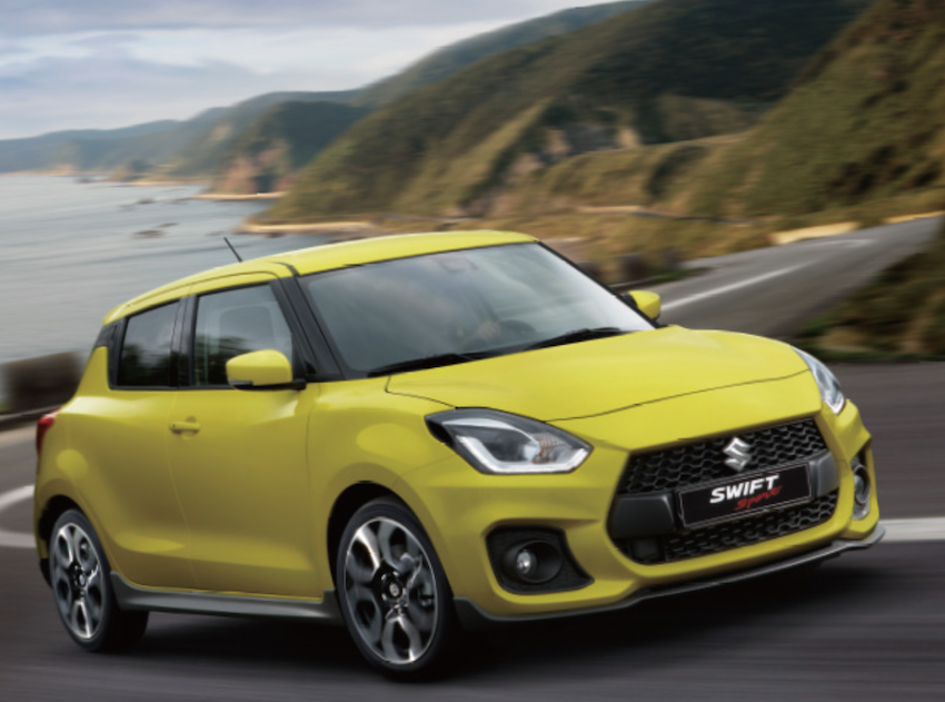 Swift Sport 有六速手排，結合小渦輪及 48V 輕油電系統。