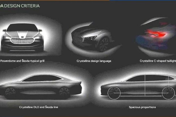 Skoda 新世代設計語彙曝光，第四代 Superb 搶先採用！