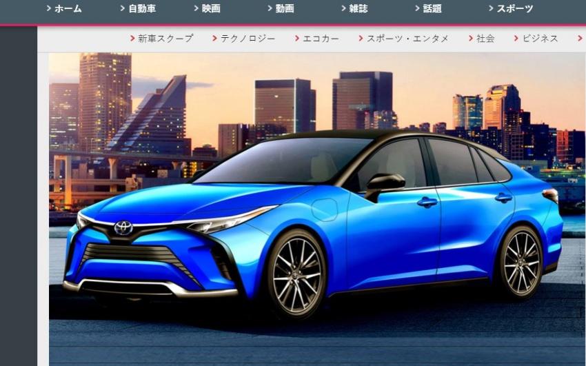 日媒繪製 Toyota 第 2 款 bZ 車系新車的預想圖。