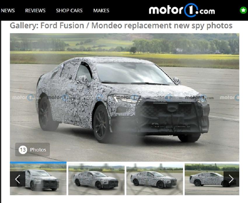 外媒捕獲到疑似 Mondeo 測試車。
