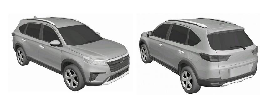 Honda 新一代 BR-V 專利圖曝光，外型與 N7X Concept 概念休旅相仿。
