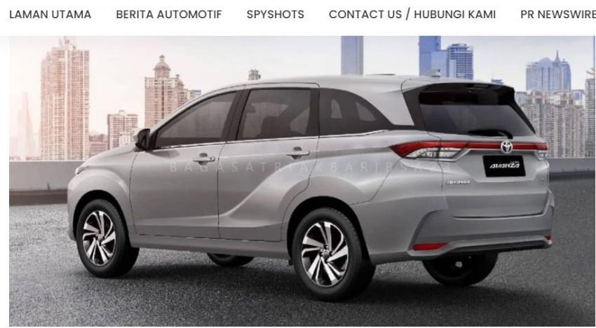 外媒稱 Toyota Avanza 將於 11 月推出大改款，並釋出首張預想圖。