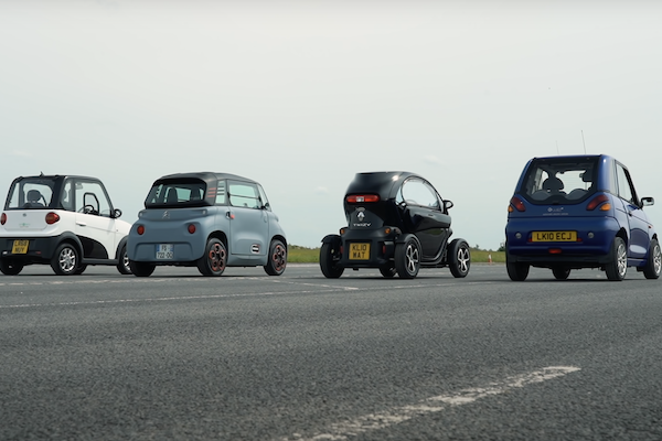 （影片）屬於電動都會小車的 0-400 直線加速賽！速度像是慢動作