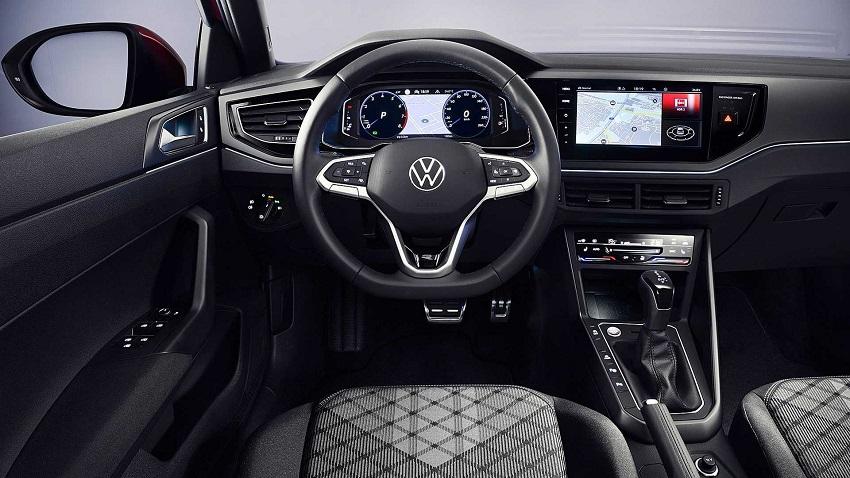 車室格局與 T-Cross 差不多，不過 Taigo 數位座艙科技感更出色。