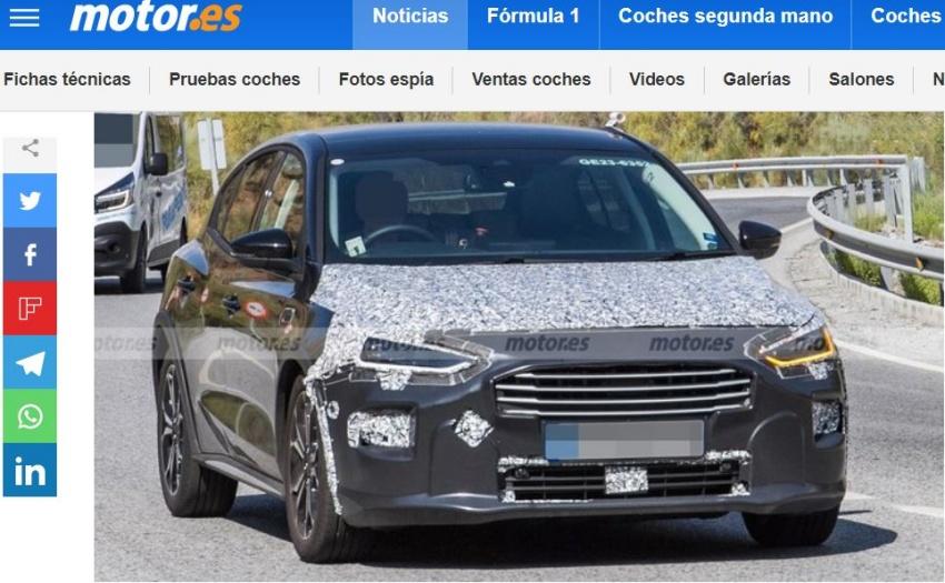 外媒捕捉到新 Focus Active 測試車，預計明年春季登場。