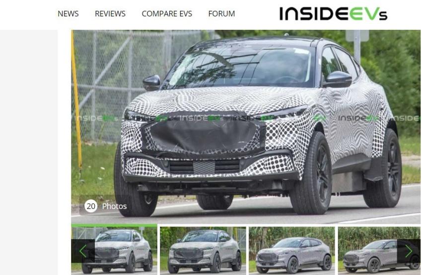 Ford 神秘偽裝測試車遭外媒拍到，推測是全新 Edge 電動版本。