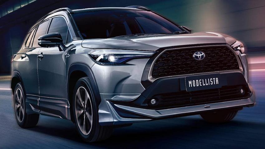 這輛 Corolla Cross 可說是經過原廠改加持，外觀散發出相當霸氣的氣勢。