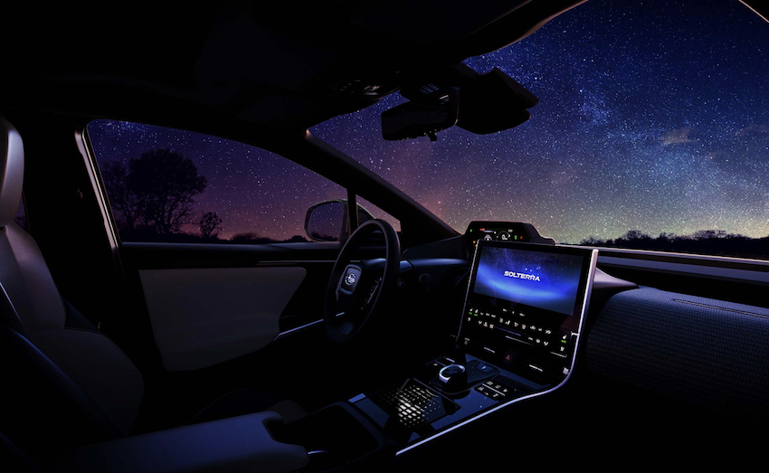 此為 Subaru 公布的內裝畫面，中控有個很難不注意到的大螢幕。