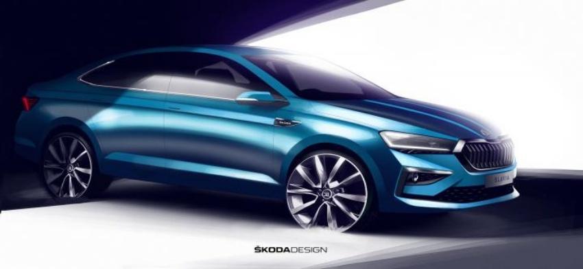 Skoda 公布 Slavia 官方設計圖，擁有品牌新世代運動化的風格。