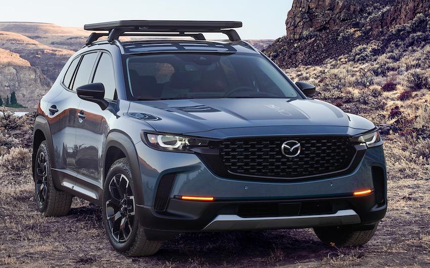 在北美生產的 Mazda CX-50，是一款越野訴求的休旅。