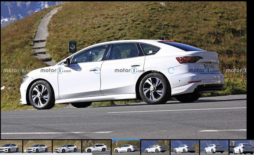 若以當時概念技術量產，新車續航力上看 600km，值得後續關注。〈圖片擷取自外媒《Motor 1》。〉