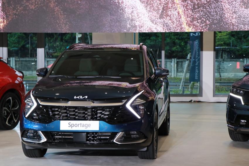 全新 Sportage 驚喜亮相，但目前仍處於認證階段，預計明年第二季正式發表。
