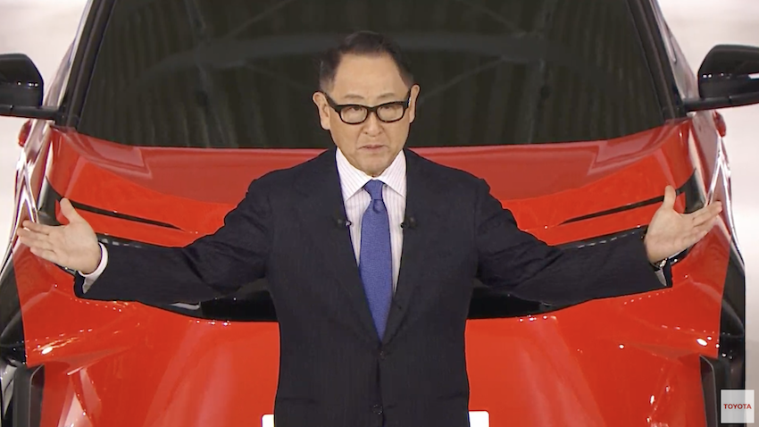 Toyota 今日舉辦（12/14）全球電動車戰略，由老闆豐田章男親自主持。