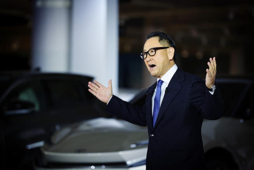 Toyota 社長豐田章男表示，他到現在才對 Toyota 的電動車感興趣。