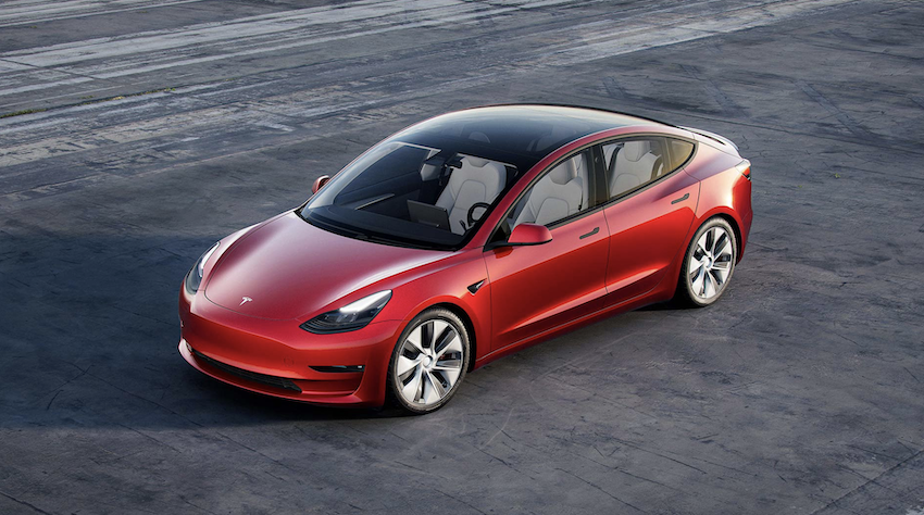 Tesla Model 3 今年銷售量再度稱霸台灣電動車市場，也是唯一銷售破千的電動車款。