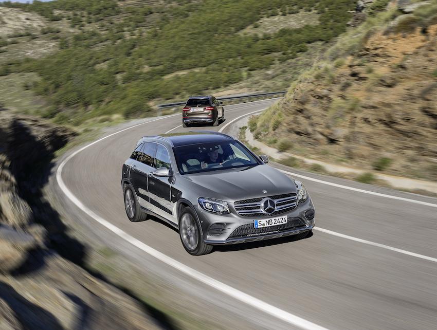賓士母公司戴姆勒將召回全球超過 80 萬輛車，包括 GLC、C-Class、G-Class 等。圖為 GLC。