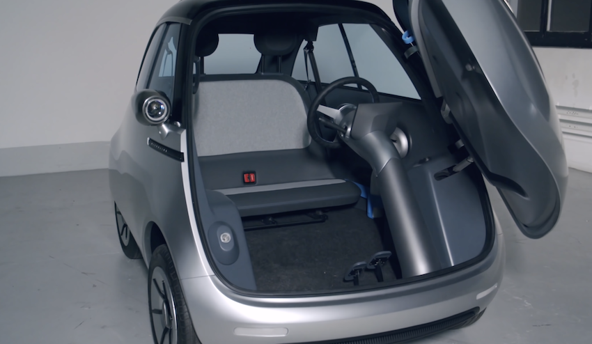 從前方開啟車門，是 Microlino 2.0 特點。