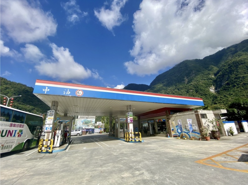 中油加油站（記者黃佩君攝）